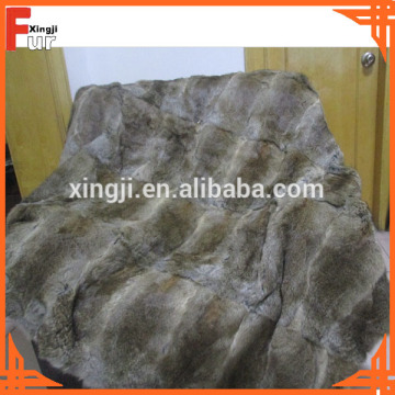 China Manufacturer Rabbit Fur Throw / Rug