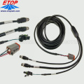 gegoten waterdichte M12 kabel met 1to3 split SR