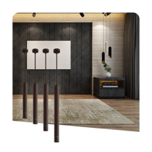 Kitchen Ceiling Hanging Fixtures Modern Linear Pendant Lgiht