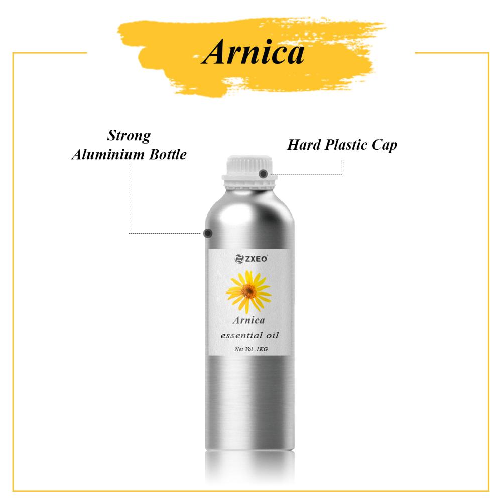 Fourniture de gros 100% Pure et naturel Grade thérapeutique ARNICA HUILE NOUVEAU VOLK