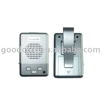 bluetooth hands free car kit (built-in recharge battery)