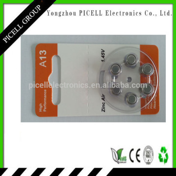 Best Quality Hearing Aid Zinc Air Battery Rayovac battery 10A 312A 13A 675A