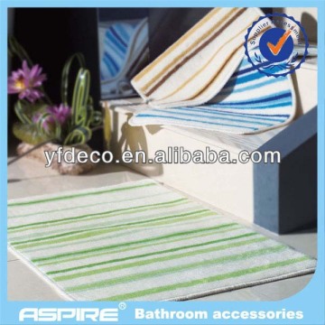 silicone rubber backed bath mats in home