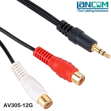 Lancom RoHS,UL,cUL,VDE Approval high quality usb to stereo cable