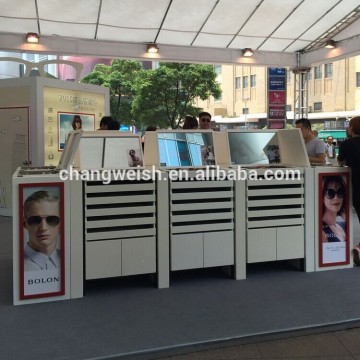 fashion eye glasses display kiosk for promotion