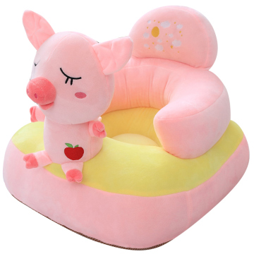 Foldable Cartoon Animal Shaped Sofa & Cushion for Toddlers
