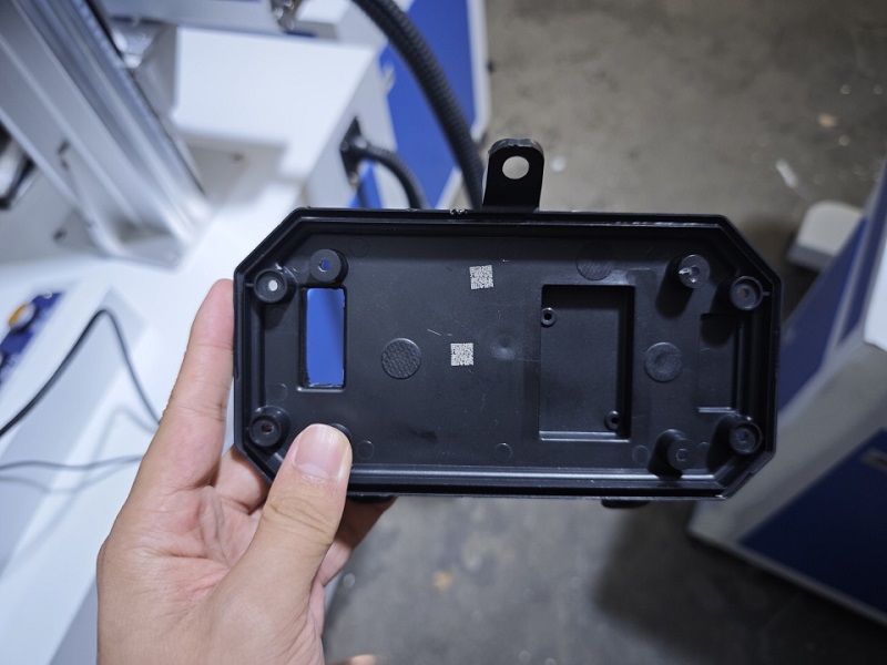 Chongqing Chuke Intelligent UV laser marking machine amazes customers, and the finished QR code of plastic workpieces exceeds expectations