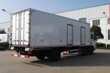 DONGFENG 6x2 refrigerated truck loads