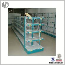 Highest Quality Customized Logo Supermarket Shelves Gondola Designe