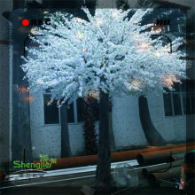 artifcial forest white wedding trees