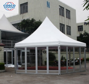 COSCO Outdoor Aluminum PVC Fabric Coated Hexagonal Marquees