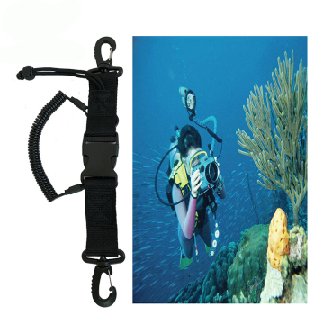 Scuba Diving Dive Canoe Camera Lanyard With Quick Release Buckle And Clips For Under Kayaking Swimming Sports Accessory