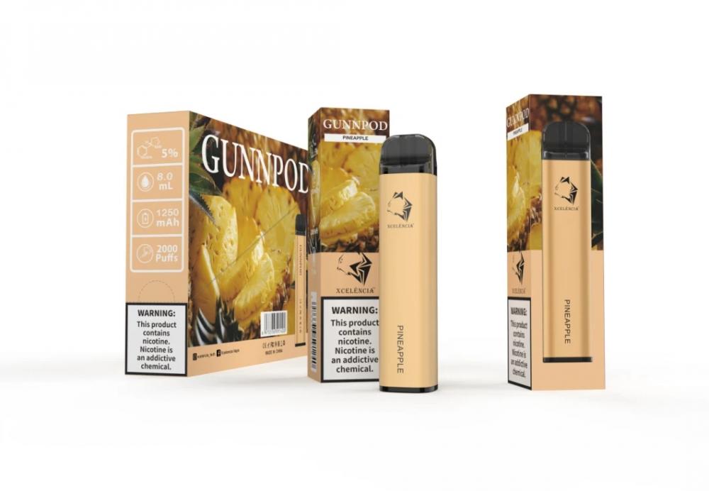 Vape Pen Fruit Flavor Gunpod E Cigarette Vaporizador 2000puff Disposable Vaporizer Webp 5 Jpg