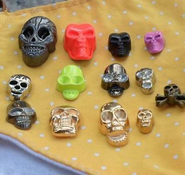 Garment accessories skull rivet metal rivet