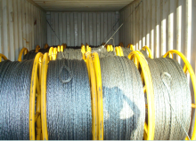 Anti twisting wire rope