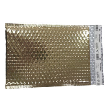 Aluminum high premium Aluminum glamour gold bubble mailer