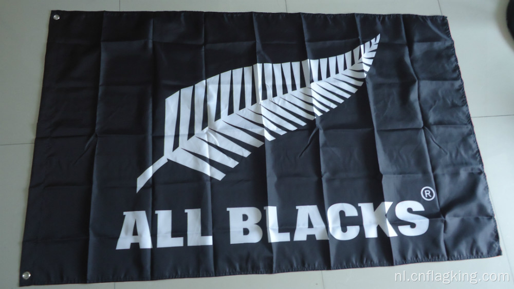 Alle zwarten vlag alle zwarten banner 90X150CM maat 100% polyester