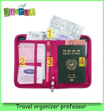 Short passport wallet for travel