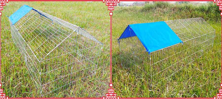 poulailler pliant courir folding chicken coop run