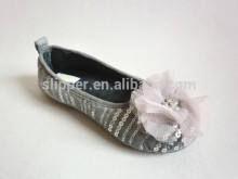 2016 fancy sequin ballet shoes indoo shoes Ballerinas cute flower