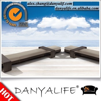 DYLG-D2109 Danyalife Outdoor wholesale Luxury Rattan Longue