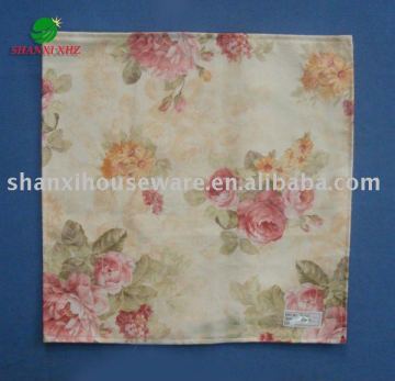 flower pinted cushion cover