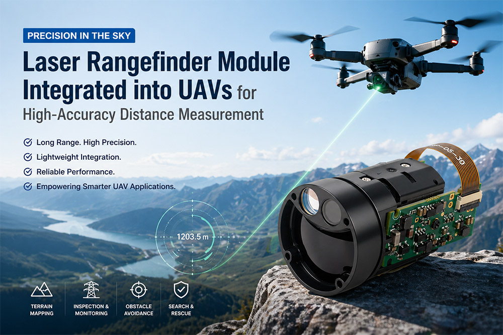 Intégration du module télémètre laser UAV pour UAV Laser Rangefinder Module Integration for