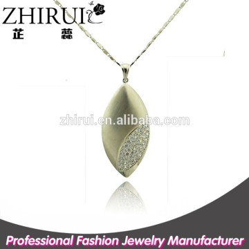 china jewelry factory diaomnd silver statement necklace 925 2015