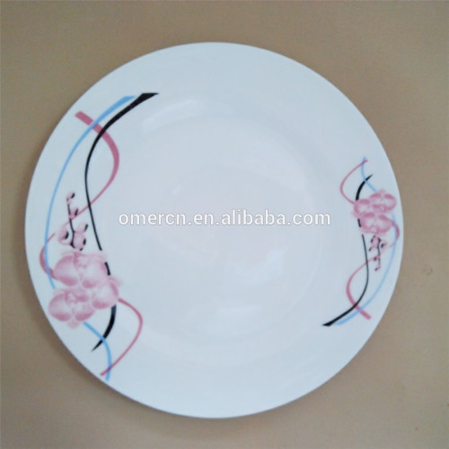 cheap ceramic plates used for restaurant, cheap custom logo ceramic plates dishes, cheap bulk china plates wholesale