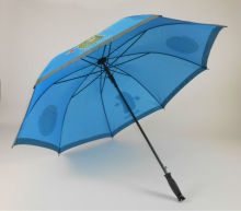 24" golf umbrella with reflect light advertising umbrella