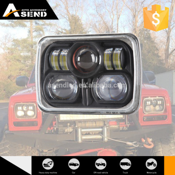 bright modify 88w rectangle led headlight for comanche