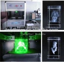 Mini 3d crystal laser engraved inside glass laser engraving machine