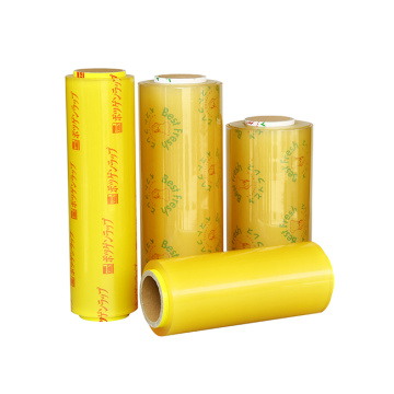 Food Grade Transparan Plastik Wrap PVC Cling Film