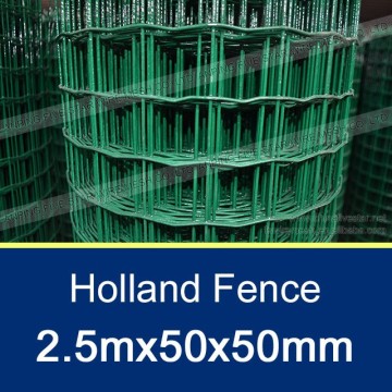 2.5mx50x50mm Wavy Wire Holland Fence