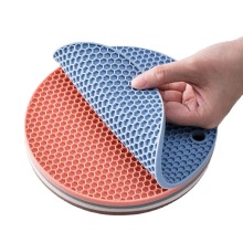 Customized Round Heat Resistant Silicone Pad Coaster