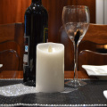 Real Wax Battery Operated Led Flameless Pillar Candles