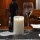 Real Wax Battery Operated Led Flameless Pillar Candles