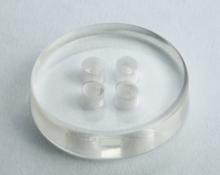 Textured Clear Resin Buttons