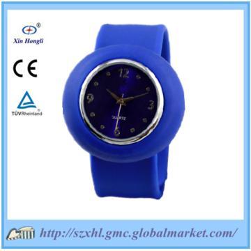 The more color slap watch for kids,silicone watch