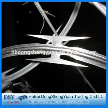 Trade Assurance Concertina Razor Wire / Galvanized Concertina Razor Wire / Hight Security Razor Barbed Wire