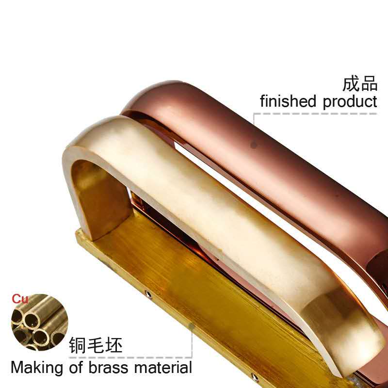 로즈 골드 종이 타월 홀더 간단한 황동 소재 종이 롤 화장실 욕실 하드웨어 펜던트