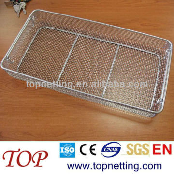 316 stainless steel wire mesh basket/medical stainless steel wire basket