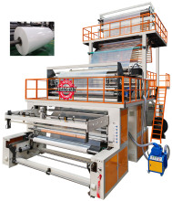 Mono layer extrude 3000mm HDPE LDPE Greenhouse agricultural film blowing machine