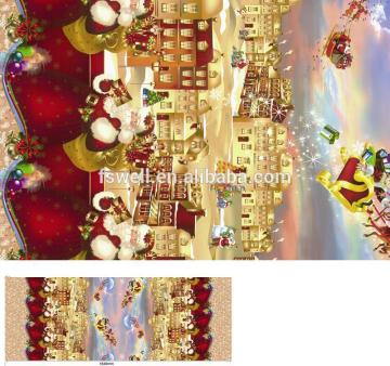 Xmas design Vinyl table cloth / vinyl oilcloth tablecloths / christmas table cloth