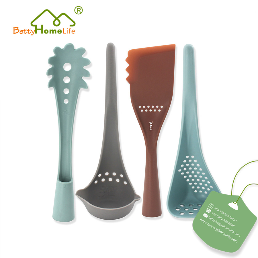 Set di utensili in nylon da cucina multiuso 4 pezzi