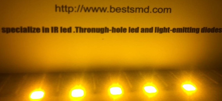 5050SMD 3CHIPS 580NM LED