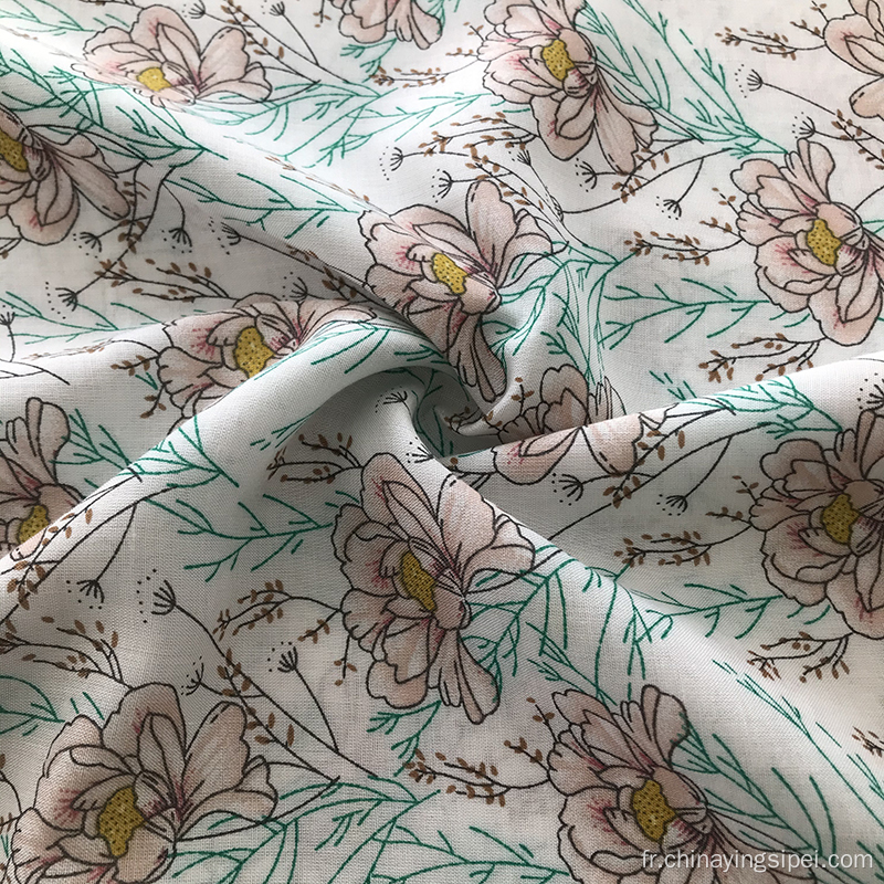 Nouveau tissu de lot de stockage de rayons à imprimé floral de design