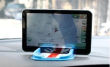 Temperature Resistant Pvc Non Slip Car Mat / Dashboard Sticky Pads For Car Dashboard