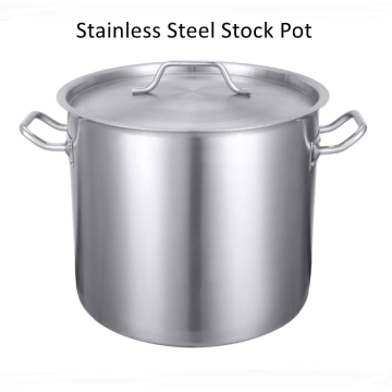 Acero inoxidable Stockpot w / Lid 20-Quart