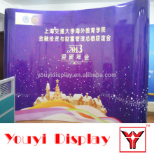 PVC magnetic curve pop up stand display